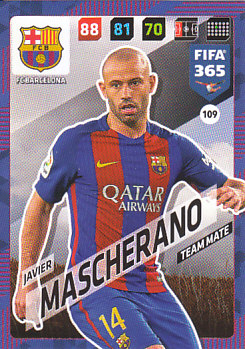 Javier Mascherano FC Barcelona 2018 FIFA 365 #109